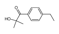 1-(4-ethylphenyl)-2-hydroxy-2-methylpropan-1-one结构式