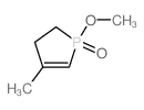 1H-Phosphole,2,3-dihydro-1-methoxy-4-methyl-, 1-oxide structure