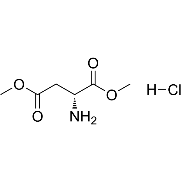 H-D-Asp(OMe)-OMe.HCl Structure