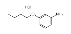 3-butoxy-aniline, hydrochloride Structure