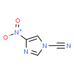 1H-Imidazole,1-cyano-4-nitro-(9CI) structure