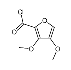 2-Furancarbonyl chloride, 3,4-dimethoxy- (9CI) Structure