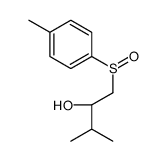 (2S)-3-methyl-1-[(R)-(4-methylphenyl)sulfinyl]butan-2-ol Structure