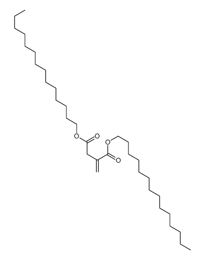 ditetradecyl 2-methylidenebutanedioate Structure