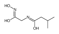 Butanamide, N-(2-(hydroxyamino)-2-oxoethyl)-3-methyl-结构式