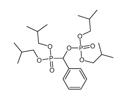 (diisobutoxyphosphoryl)(phenyl)methyl diisobutyl phosphate Structure