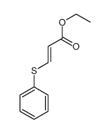 ethyl 3-phenylsulfanylprop-2-enoate结构式