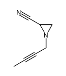 2-Aziridinecarbonitrile,1-(2-butynyl)-(9CI)结构式