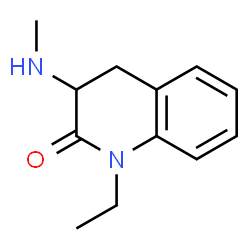 2(1H)-Quinolinone,1-ethyl-3,4-dihydro-3-(methylamino)-(9CI)结构式