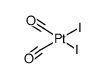 cis-Pt(CO)2I2结构式