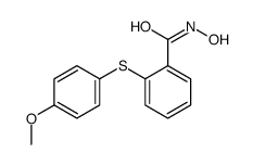 N-hydroxy-2-(4-methoxyphenyl)sulfanylbenzamide Structure