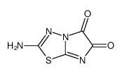 2-Amino-5,6-dioxo-5,6-dihydro-imidazo[2,1-b]-1,3,4-thiadiazol结构式