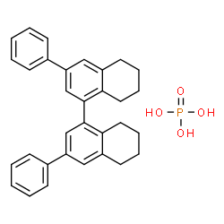 (11bR)-8,9,10,11,12,13,14,15-Octahydro-4-hydroxy-2,6-diphenyl-4-oxide-dinaphtho[2,1-d:1',2'-f][1,3,2]dioxaphosphepin Structure