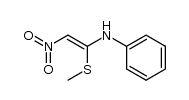 2-(anilino)-2-(methylthio)-1-nitroethylene Structure