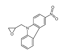 3-nitro-9-(oxiran-2-ylmethyl)carbazole Structure