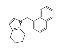 1-(naphthalen-1-ylmethyl)-4,5,6,7-tetrahydroindole Structure