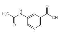 5-乙酰氨基烟酸结构式