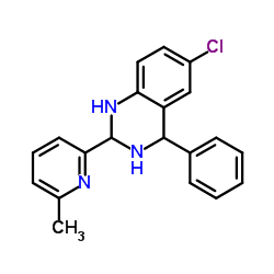 6-Chloro-2-(6-methyl-2-pyridinyl)-4-phenyl-1,2,3,4-tetrahydroquinazoline Structure