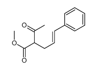 methyl 2-acetyl-5-phenylpent-4-enoate结构式