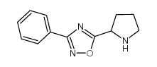 3-PHENYL-5-PYRROLIDIN-2-YL-[1,2,4]OXADIAZOLE Structure