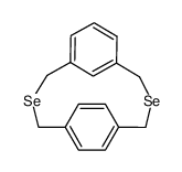 3,7-diselena-1(1,3),5(1,4)-dibenzenacyclooctaphane结构式