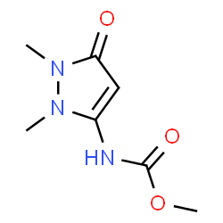 3-Pyrazoline-3-carbamic acid,1 2-dimethyl-5-oxo-,methyl ester (4CI)结构式