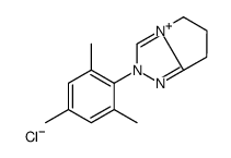 2-(2,4,6-Trimethyl-phenyl)-2,5,6,7-tetrahydro-pyrrolo[2,1-c][1,2,4]triazol-4-ylium chloride picture