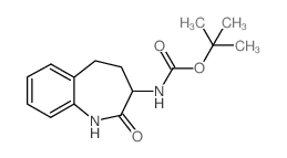 (2-氧代-2,3,4,5-四氢-1H-苯并b氮杂革-3-基)-氨基甲酸叔丁酯结构式