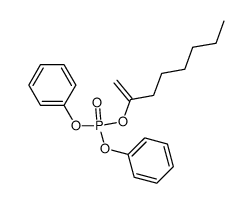 oct-1-en-2-yl diphenyl phosphate Structure