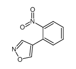 4-(2-nitrophenyl)isoxazole Structure