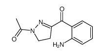 1-[5-(2-aminobenzoyl)-3,4-dihydropyrazol-2-yl]ethanone Structure