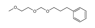 (3-((2-methoxyethoxy)methoxy)propyl)benzene Structure