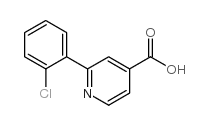 2-(4-氟苯基)异烟酸结构式