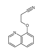 3-quinolin-8-yloxypropanenitrile Structure