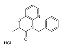 4-benzyl-2-methylpyrido[3,2-b][1,4]oxazin-3-one,hydrochloride Structure