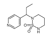 2-(1-pyridin-4-ylpropyl)-1,2,6-thiadiazinane 1,1-dioxide Structure