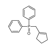 [cyclopenten-1-ylmethyl(phenyl)phosphoryl]benzene结构式