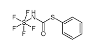 S-Phenyl (Pentafluorosulfanyl)thiocarbamate Structure