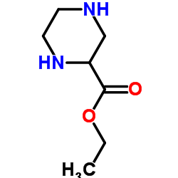 Ethyl 2-piperazinecarboxylate Structure