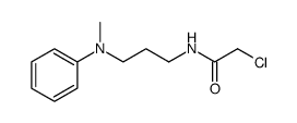 Acetamide, 2-chloro-N-[3-(methylphenylamino)propyl]结构式