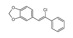 5-(2-chloro-2-phenylethenyl)-1,3-benzodioxole Structure