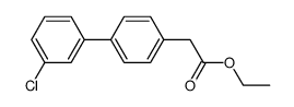 ethyl 2-(3'-chlorobiphenyl-4-yl)acetate Structure