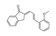 2-[3-(2-methoxyphenyl)prop-2-enylidene]-3H-inden-1-one Structure