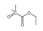 Ethyl pyruvate-2-13C Structure