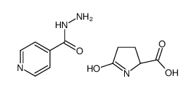 5-oxo-L-proline, compound with isonicotinohydrazide (1:1) structure