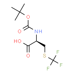 N-((1,1-Dimethylethoxy)carbonyl)-S-(trifluoromethyl)-L-cyste图片