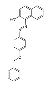 1-(4-Benzyloxy-phenylazo)-[2]naphthol结构式