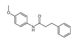 N-(4-methoxyphenyl)-3-phenylpropanamide Structure