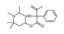 (1,2,2,6-tetramethylpiperidin-4-yl) 2-hydroxy-3-methyl-2-phenylbut-3-enoate结构式