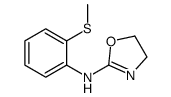 N-(2-methylsulfanylphenyl)-4,5-dihydro-1,3-oxazol-2-amine结构式